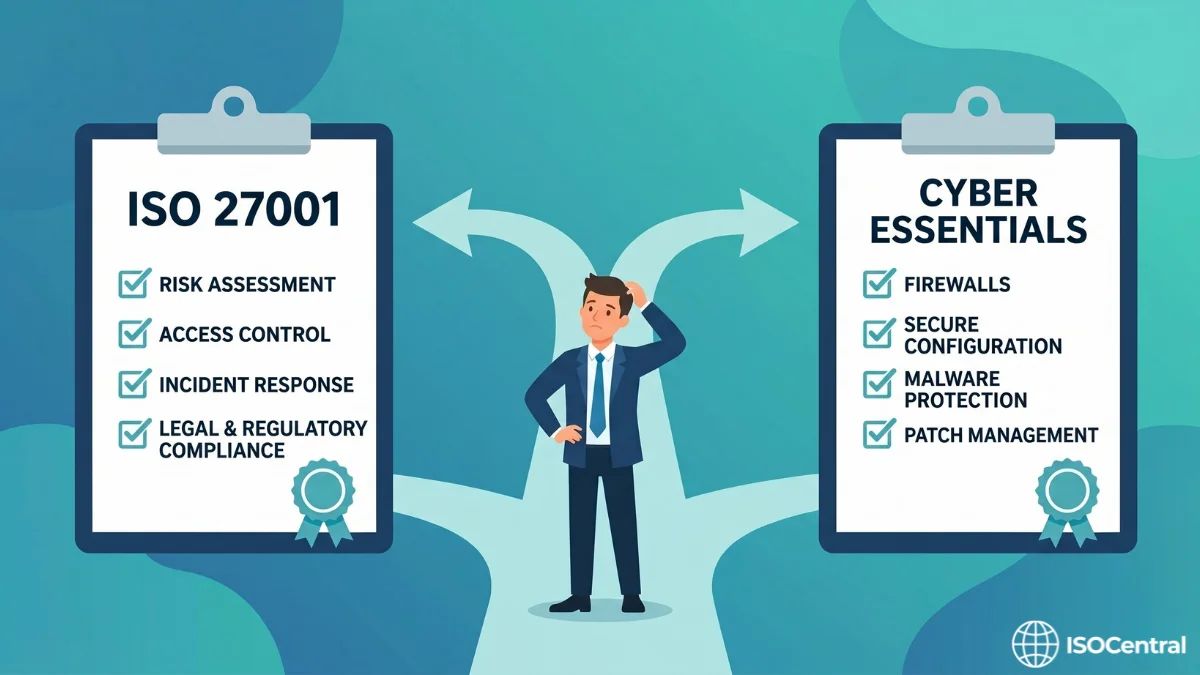 Cyber Essentials vs ISO 27001: Which Does Your Business Need?