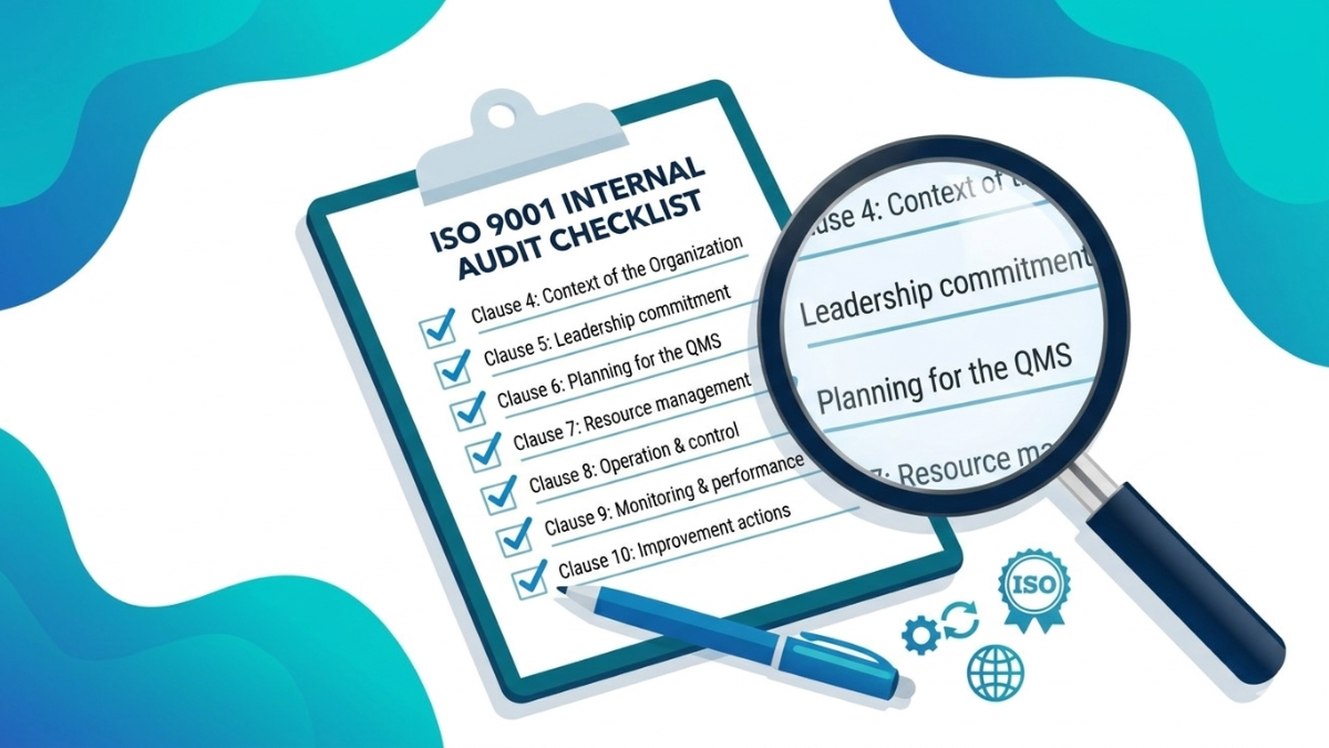 ISO 9001 Internal Audit Checklist