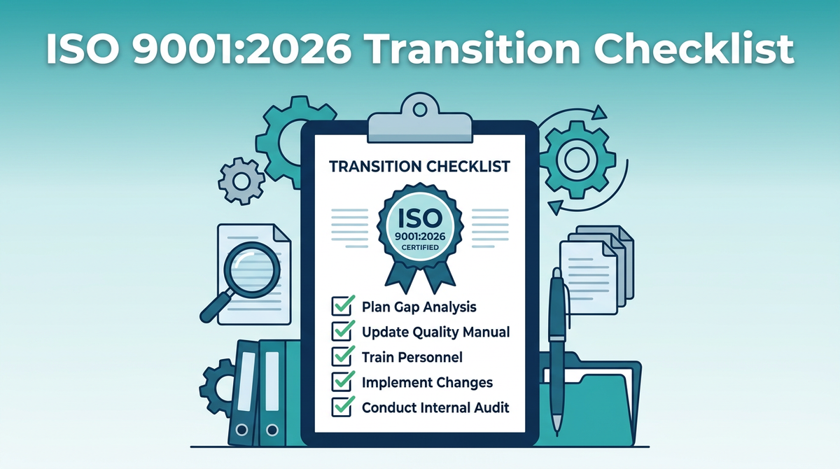 ISO 9001:2026 Transition Checklist for SMEs